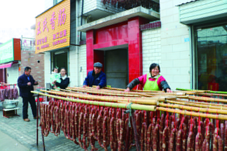 炸肉圓、灌香腸